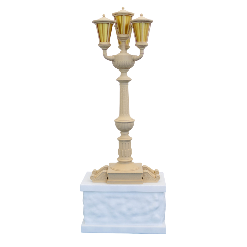 Lampione beige-oro