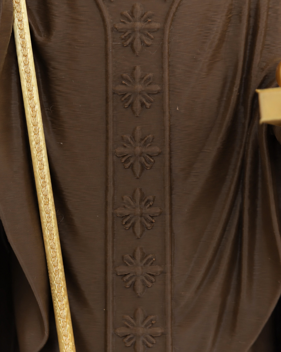 Dettaglio ricamo veste San Nicola