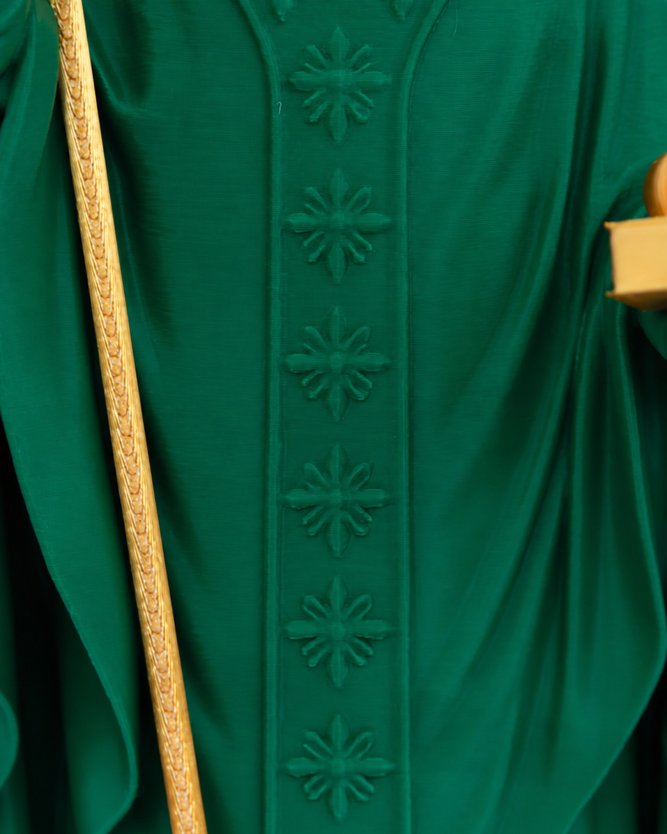 Dettaglio ricamo veste San Nicola