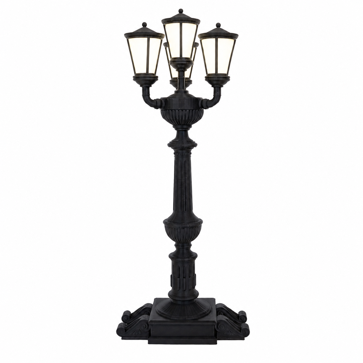Lampione illuminato ricaricabile con luce naturale