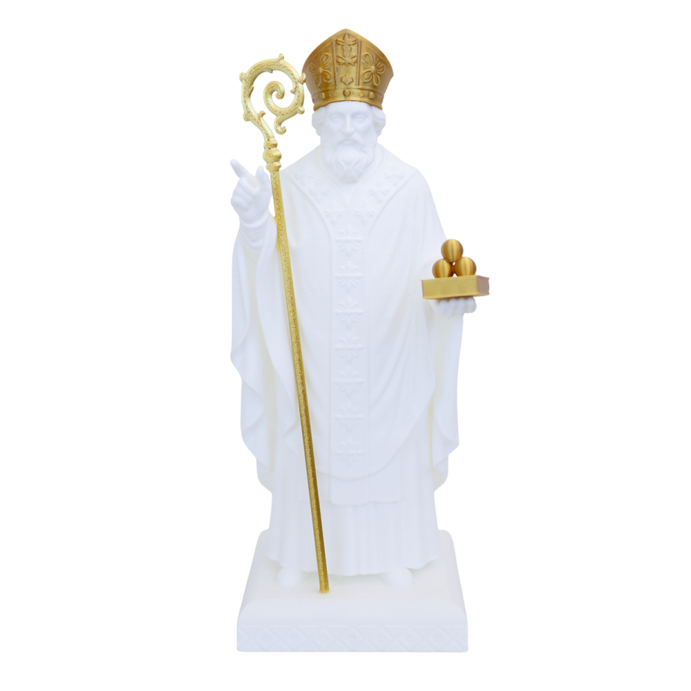San Nicola bianco-oro